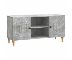 TV staliukas Televizoriaus spintelė Betono pilka 102 x 34,5 x 50 cm