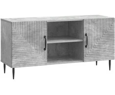 TV staliukas Televizoriaus spintelė Betono pilka 102 x 34,5 x 50 cm