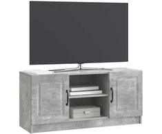 TV staliukas Televizoriaus spintelė Betono pilka 102 x 34,5 x 47 cm
