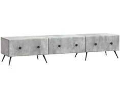TV staliukas Televizoriaus spintelė Betono pilka 147 x 34,5 x 30 cm