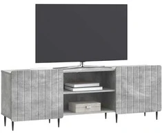 TV staliukas Televizoriaus spintelė Betono pilka 150 x 31 x 52 cm