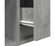 TV staliukas Televizoriaus spintelė, betono, 60x31x25,5 cm, apdirbta mediena
