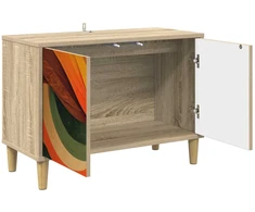 TV staliukas Televizoriaus spintelė BONN 69 x 33 x 50 cm Sonoma ąžuolo