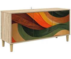 TV staliukas Televizoriaus spintelė BONN 102 x 33 x 50 cm Sonoma ąžuolo