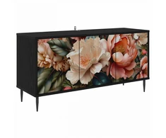 TV staliukas Televizoriaus spintelė BORNE 102 x 33 x 51 cm Juodojo ąžuolo