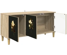 TV staliukas Televizoriaus spintelė BREMEN 102 x 33 x 50 cm Sonoma ąžuolo