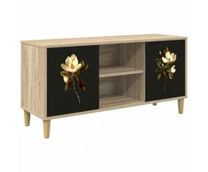 TV staliukas Televizoriaus spintelė BREMEN 102 x 33 x 50 cm Sonoma ąžuolo