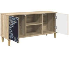 TV staliukas Televizoriaus spintelė DOKKUM 102 x 33 x 50 cm Sonoma ąžuolo