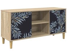 TV staliukas Televizoriaus spintelė DOKKUM 102 x 33 x 50 cm Sonoma ąžuolo