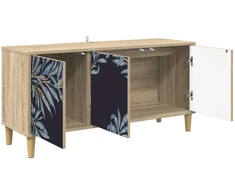 TV staliukas Televizoriaus spintelė DOKKUM 102 x 33 x 50 cm Sonoma ąžuolo