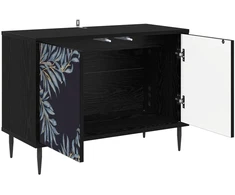 TV staliukas Televizoriaus spintelė DOKKUM 69 x 33 x 50,5 cm Juodojo ąžuolo