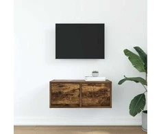 TV staliukas Televizoriaus spintelė, dūminio ąžuolo, 60x31x25,5 cm, mediena