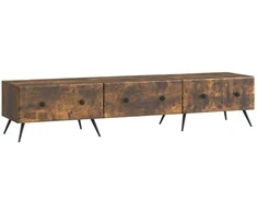 TV staliukas Televizoriaus spintelė Dūminio ąžuolo 147 x 34,5 x 30 cm