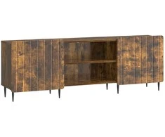 TV staliukas Televizoriaus spintelė Dūminio ąžuolo 150 x 31 x 52 cm