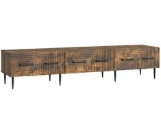 TV staliukas Televizoriaus spintelė Dūminio ąžuolo 147 x 34,5 x 30 cm