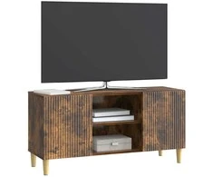 TV staliukas Televizoriaus spintelė Dūminio ąžuolo 102 x 34,5 x 50 cm