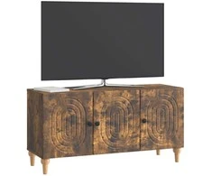 TV staliukas Televizoriaus spintelė Dūminio ąžuolo 99 x 34,5 x 50 cm