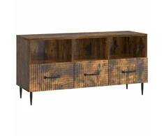 TV staliukas Televizoriaus spintelė Dūminio ąžuolo 102 x 34,5 x 50 cm