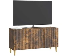 TV staliukas Televizoriaus spintelė Dūminio ąžuolo 99 x 34,5 x 50 cm