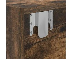 TV staliukas Televizoriaus spintelė, dūminio ąžuolo, 80x31x25,5 cm, mediena