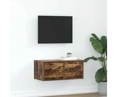 TV staliukas Televizoriaus spintelė, dūminio ąžuolo, 60x31x25,5 cm, mediena