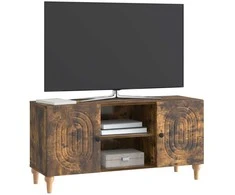 TV staliukas Televizoriaus spintelė Dūminio ąžuolo 102 x 34,5 x 50 cm