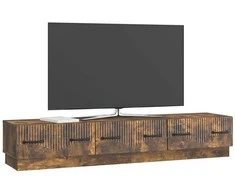 TV staliukas Televizoriaus spintelė Dūminio ąžuolo 147 x 34,5 x 27 cm