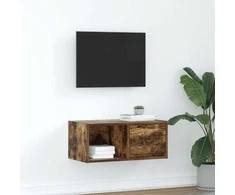 TV staliukas Televizoriaus spintelė, dūminio ąžuolo, 60x31x25,5 cm, mediena