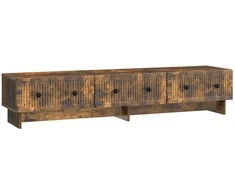TV staliukas Televizoriaus spintelė Dūminio ąžuolo 147 x 34,5 x 30 cm