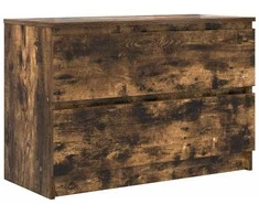 TV staliukas Televizoriaus spintelė, dūminio ąžuolo, 80x35x54 cm, mediena