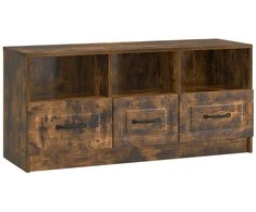 TV staliukas Televizoriaus spintelė Dūminio ąžuolo 102 x 34,5 x 47 cm