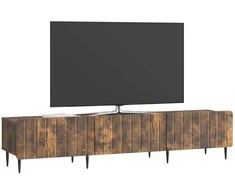 TV staliukas Televizoriaus spintelė Dūminio ąžuolo 147 x 34,5 x 32 cm