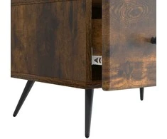 TV staliukas Televizoriaus spintelė Dūminio ąžuolo 147 x 34,5 x 30 cm
