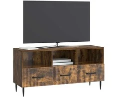 TV staliukas Televizoriaus spintelė Dūminio ąžuolo 102 x 34,5 x 50 cm