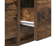 TV staliukas Televizoriaus spintelė, dūminio ąžuolo, 80x31x25,5 cm, mediena