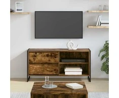 TV staliukas Televizoriaus spintelė Dūminis ąžuolas 100 x 36 x 49,5 cm