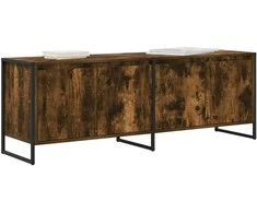 TV staliukas Televizoriaus spintelė Dūminis ąžuolas 140 x 36 x 49.5 cm