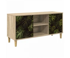 TV staliukas Televizoriaus spintelė ELBURG 102 x 33 x 50 cm Sonoma ąžuolo