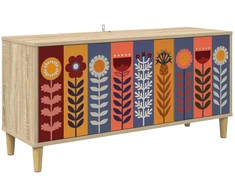 TV staliukas Televizoriaus spintelė ESSEN 102 x 33 x 50 cm Sonoma ąžuolo