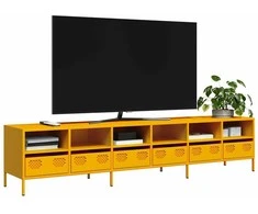 TV staliukas Televizoriaus spintelė, garstyčių, 202x39x43,5cm, plienas