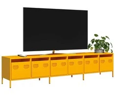 TV staliukas Televizoriaus spintelė, garstyčių, 202x39x43,5cm, plienas
