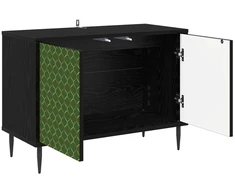 TV staliukas Televizoriaus spintelė GELEEN 69 x 33 x 50,5 cm Juodojo ąžuolo