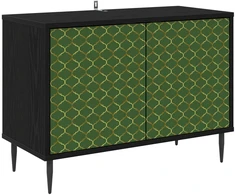 TV staliukas Televizoriaus spintelė GELEEN 69 x 33 x 50,5 cm Juodojo ąžuolo