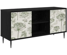 TV staliukas Televizoriaus spintelė GOTHA 102 x 33 x 51 cm Juodojo ąžuolo