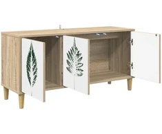TV staliukas Televizoriaus spintelė HANAU 102 x 33 x 50 cm Sonoma ąžuolo