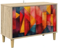 TV staliukas Televizoriaus spintelė HEESCH 69 x 33 x 50 cm Sonoma ąžuolo