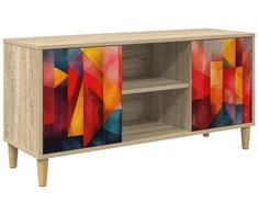 TV staliukas Televizoriaus spintelė HEESCH 102 x 33 x 50 cm Sonoma ąžuolo