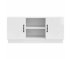 TV staliukas Televizoriaus spintelė 102 x 34,5 x 47 cm Itin blizgi balta