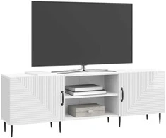 TV staliukas Televizoriaus spintelė Itin blizgi balta 150 x 31 x 50 cm