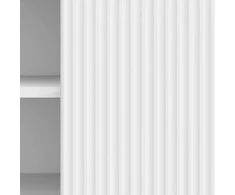 TV staliukas Televizoriaus spintelė 102 x 34,5 x 50 cm Itin blizgi balta